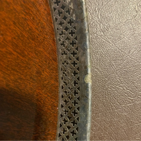 MCM Vintage Formica 12” & 14”Serving Tray silver plated - Picture 11 of 16